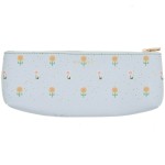 Etui Blumen hellblau