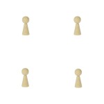 Figurenkegel mit Hals 4 Stück