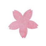 Ohhh! Lovely! Filzuntersetzer Kirschblüte pink Glitzer