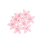 Streuteile Filz Kirschblüten rosa pink von Rico Design