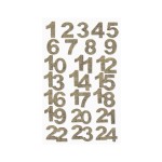 Filzzahlen Adventskalender natur-meliert von HobbyFun
