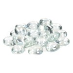 Nuggets Glas irisierend klar ~ 35 Stück