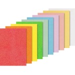 Glitterkarton A4 neon- und pastellfarben von HEYDA