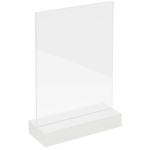 Holzaufsteller weiß 10 x 15 cm von Rico Design