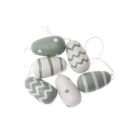 Ohhh! Lovely! Holzhänger Osterei mint 6 Stück