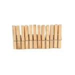 Rico Design Holzklammern natur 24 Stück 72 mm
