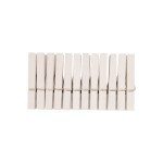 Holzklammern weiß 24 Stück von Rico Design