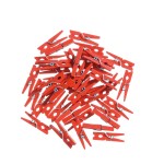 Mini Wäscheklammern rot 40 Stück