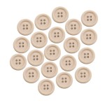 Holzknopf 18 mm 20 Stück