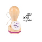 Stempel Hab Dich lieb von HEYDA