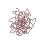 Holzstreuteile Herz offen rosegold von Rico Design