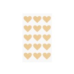 Paper Poetry Kraftpapier Sticker Herzen von Rico Design