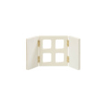 Miniatur Fenster aus Holz mit Fensterläden