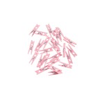 Miniklammern rosa 24 Stück pro Packung