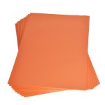 Moosgummiplatte orange