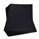 Moosgummiplatte schwarz 2mm dick von efco