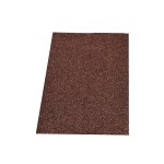 Moosgummiplatte Glitter dunkelbraun von efco