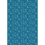 Bastelpapier blau mit christlichen Motiven A4
