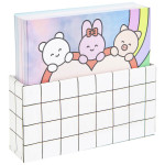 Notizzettel-Box Chingu 9x9 cm - 150 Blatt in 3 Designs mit stabiler Aufbewahrungsbox