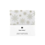 Paper Poetry Origami Transparentpapier Schneeflocken gold