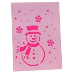 Stencil Schneemann A4