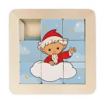 Schiebepuzzle Sandmann aus Holz