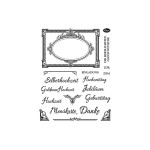 Silikonstempel Festliche Anlässe 18-teilig Viva Decor