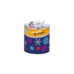 Stempelset STAMPO Scrap Schneeflocke inkl Stempelkissen