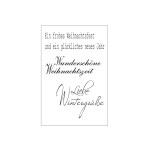 Clearstamps Liebe Wintergrüße 3tlg. von efco