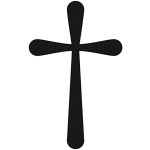 Rico Design Holzstempel Kreuz 4x4cm