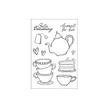 transparente Stempel Tee Kaffee von efco