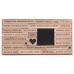 Stempelset Merry Christmas serif von Rico Design