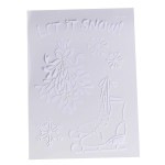 Schablone Let it Snow! A4