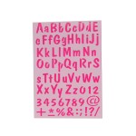 Schablone Buchstaben