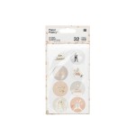 Paper Poetry Sticker Hochzeit rund