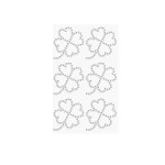 Paper Poetry Sticker Kleeblatt crystal von Rico Design