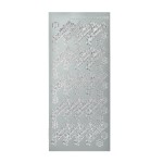 Sticker Schrift Herzlichen Glückwunsch silber von efco creative