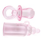 Streudeko Schnuller Flasche rosa von efco
