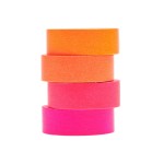 Tape Set neon Rottöne 4-teilig