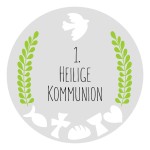Wachsdekor 1. heilige Kommunion