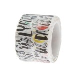 Washi Sticker Typo 200 Stück auf Rolle